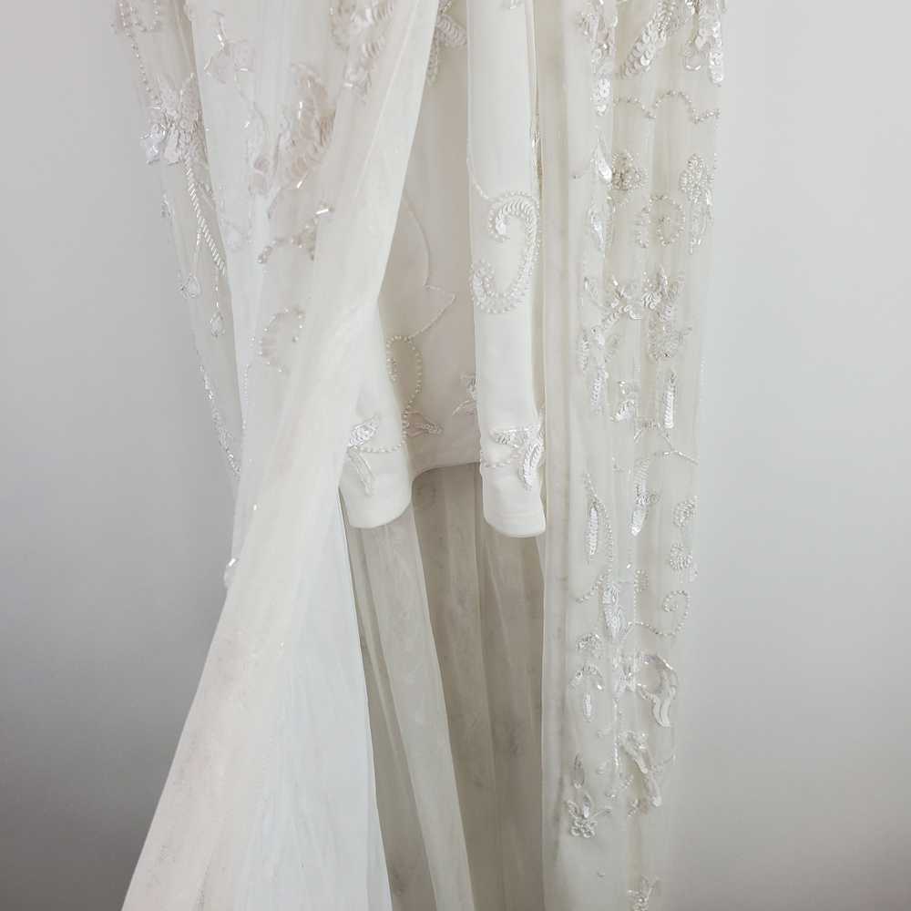 Adrianna Papell Women White Beaded Dress Sz 6 NWT - image 7