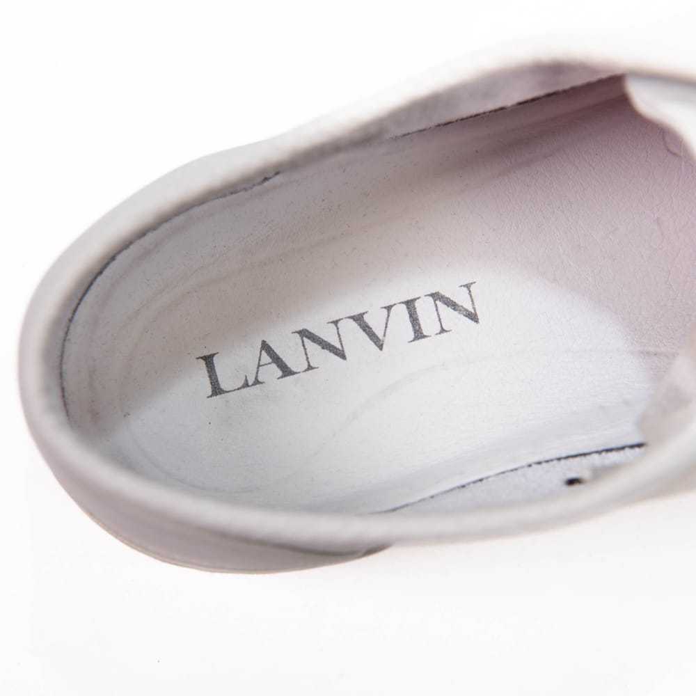 Lanvin Leather low trainers - image 8