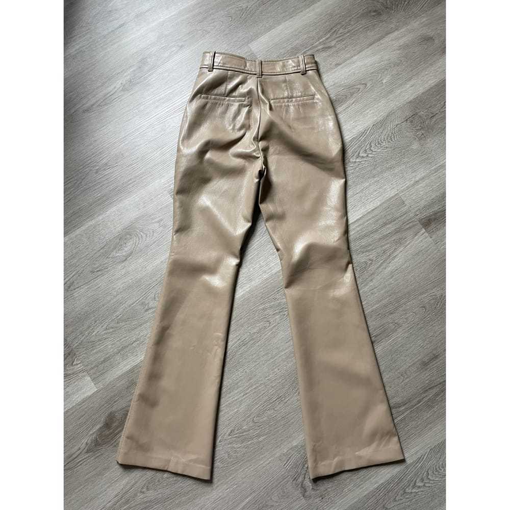 Babaton Vegan leather trousers - image 4