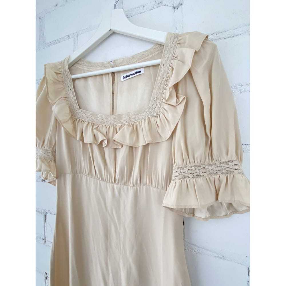 Reformation Silk mid-length dress - image 5