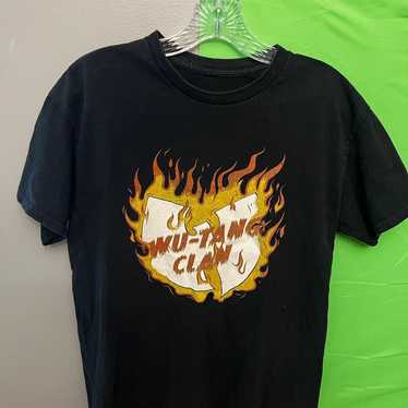 Wu Tang Clan T Shirt orange flames - image 1