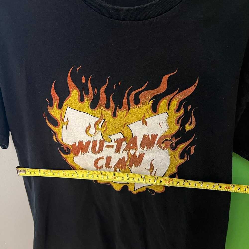 Wu Tang Clan T Shirt orange flames - image 3