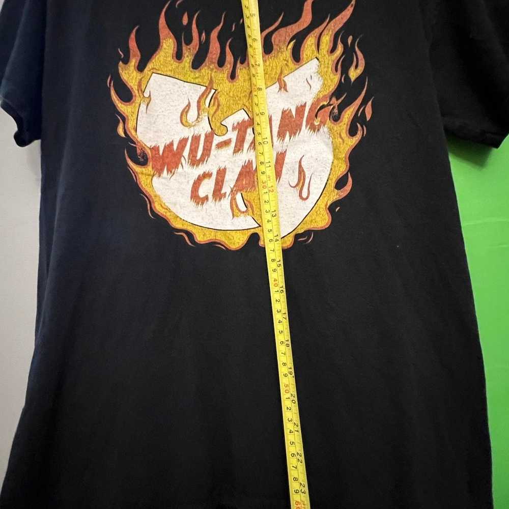 Wu Tang Clan T Shirt orange flames - image 5