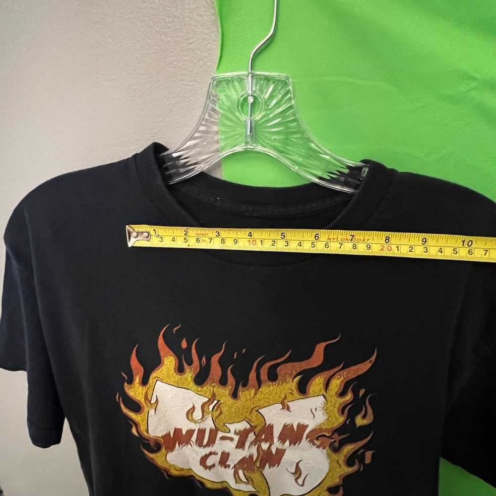 Wu Tang Clan T Shirt orange flames - image 6