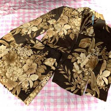 ALBA ROSAベージュ ジャケット Alba Rosa Jacket, Number (N)ine by Takahiro Miyashita Floral
