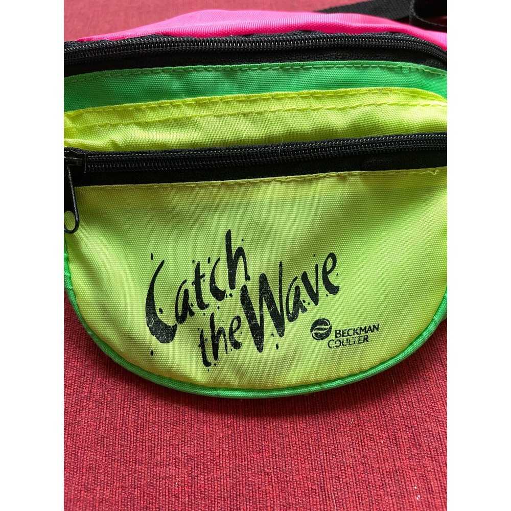 Catch the Wave 90s Colorful Fanny Pack Waist Band - image 1