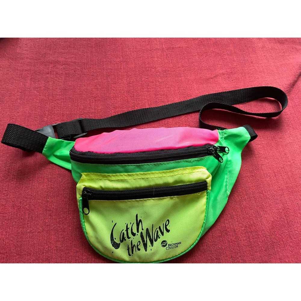 Catch the Wave 90s Colorful Fanny Pack Waist Band - image 2
