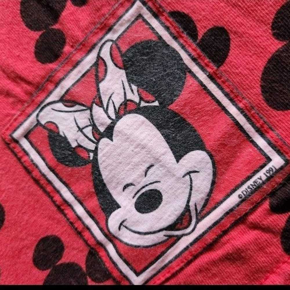 Vintage 90's Disney Minnie Mouse T Shirt Size Med… - image 3
