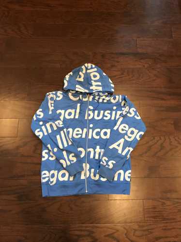 18ss illegal business hooded - Gem