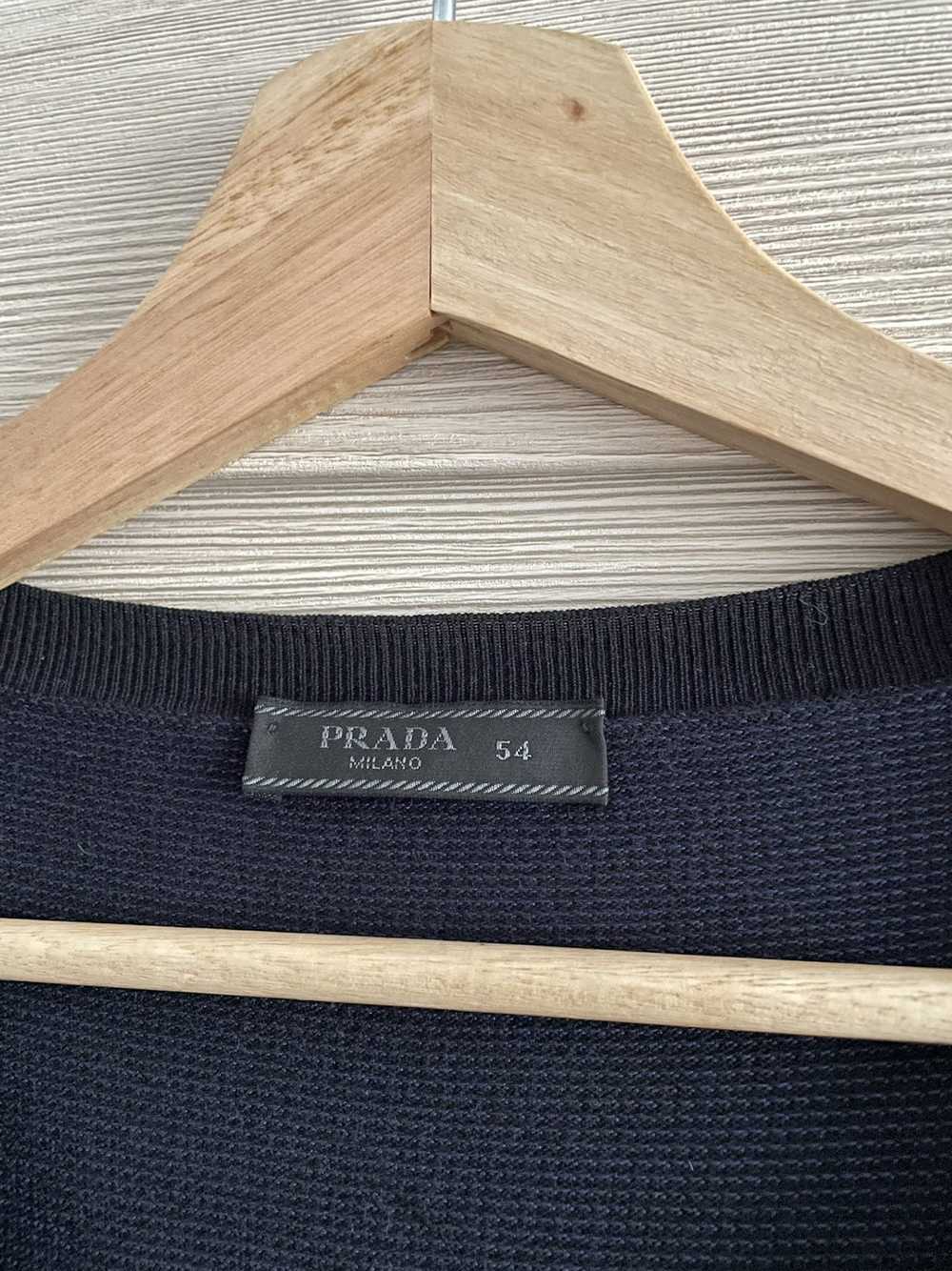 Prada Prada Milano Multi Silk V-neck Lightweight … - image 6