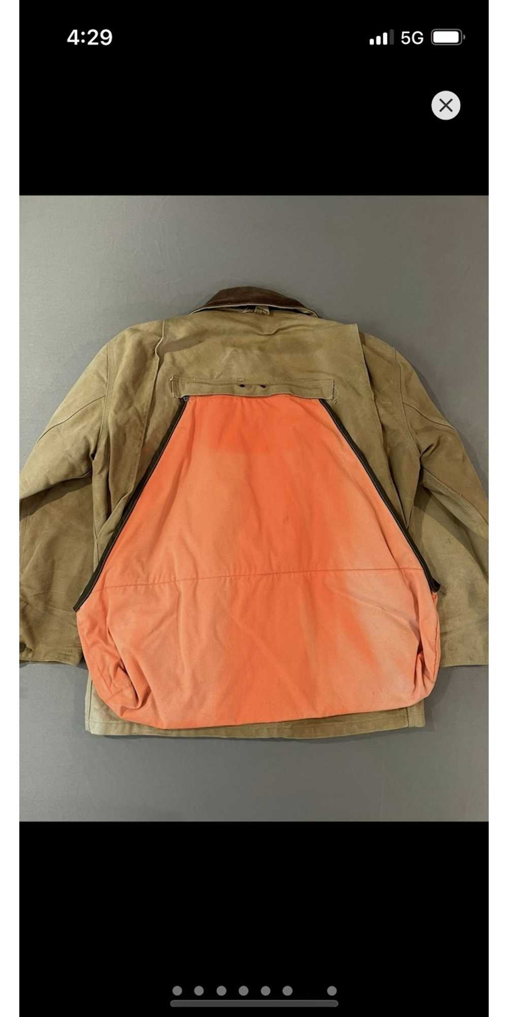 Carhartt × Vintage Carhartt Hi-Vis Orange Chore C… - image 2