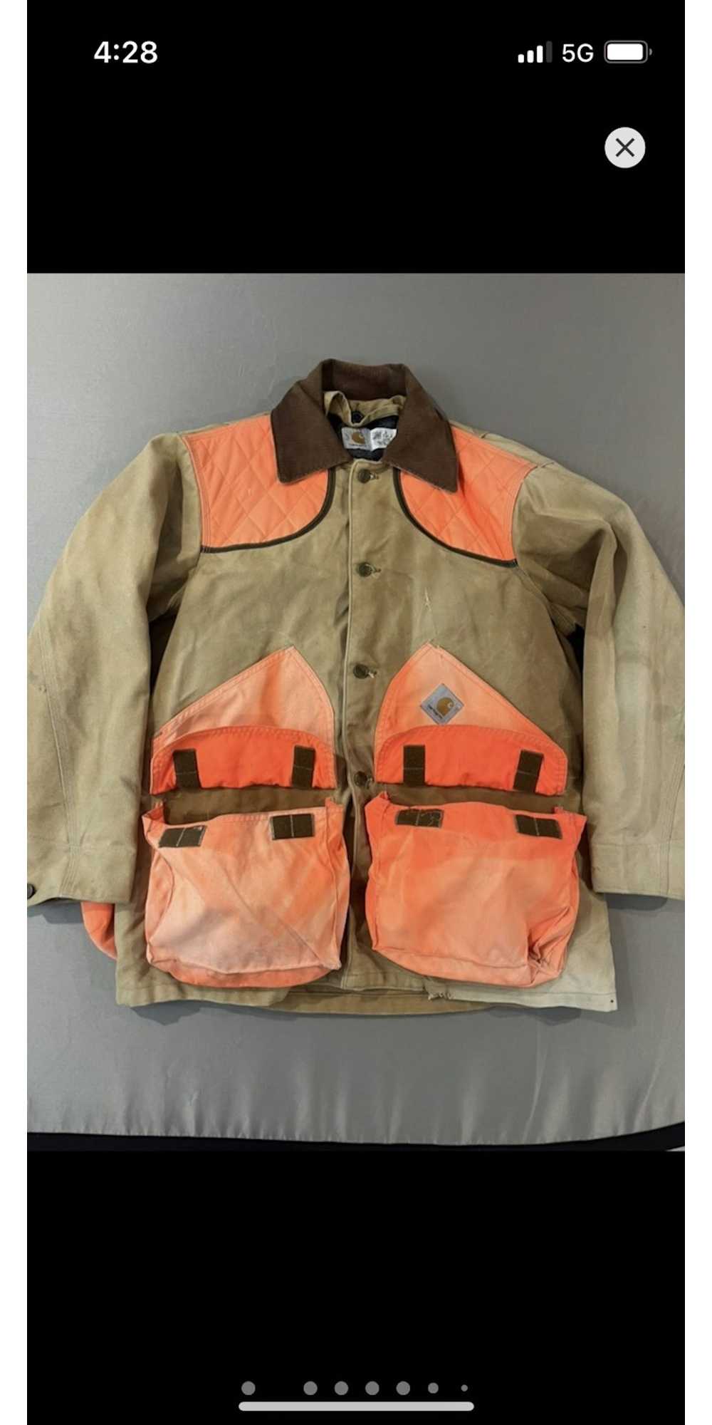 Carhartt × Vintage Carhartt Hi-Vis Orange Chore C… - image 5