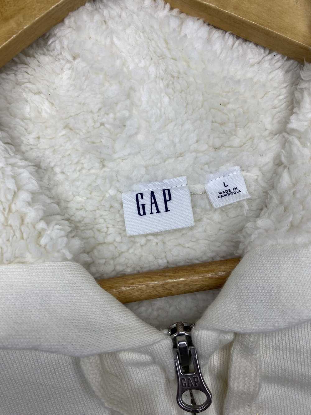 Gap × Streetwear GAP Sherpa FZ Snowcap Hoodie - image 5