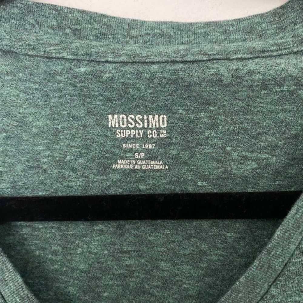 Mossimo Mossimo SZ S green v-neck shirt - image 5