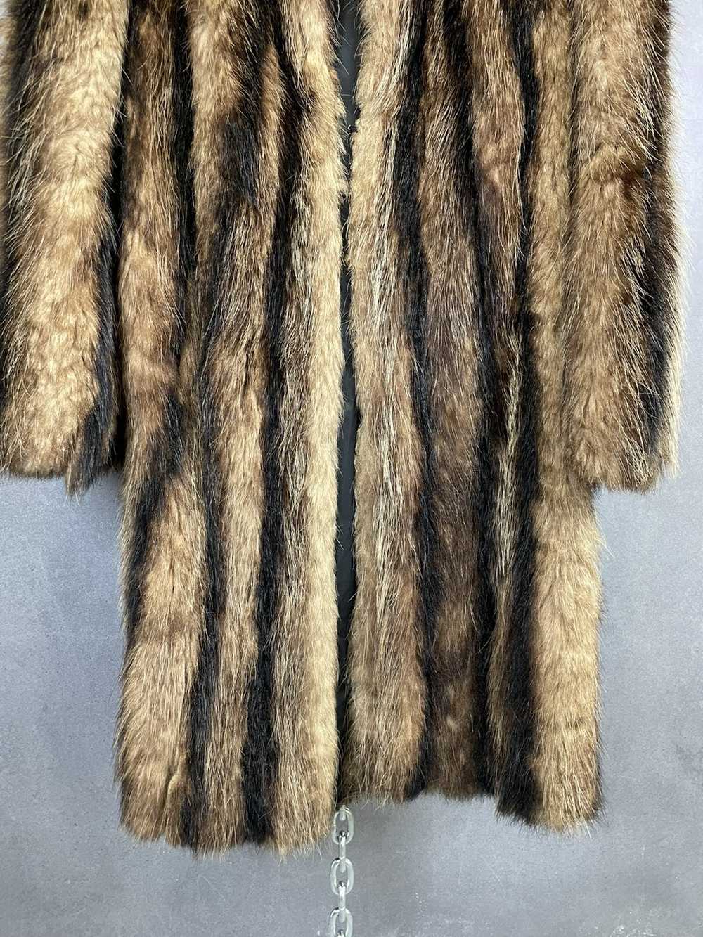 Vintage Vintage 30s 40s Raccoon Fur Coat - image 3