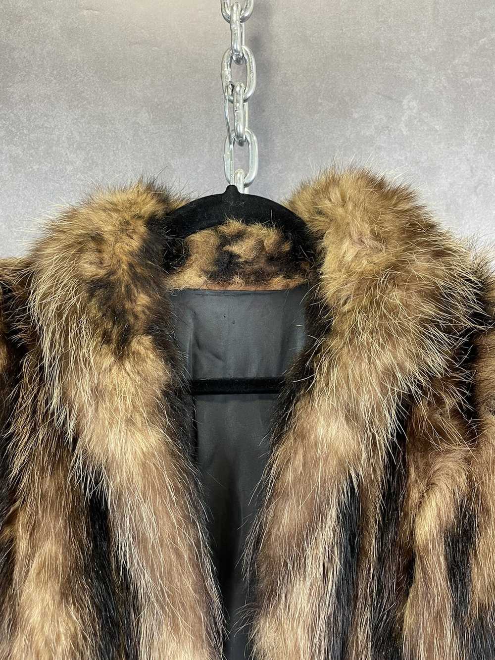 Vintage Vintage 30s 40s Raccoon Fur Coat - image 4