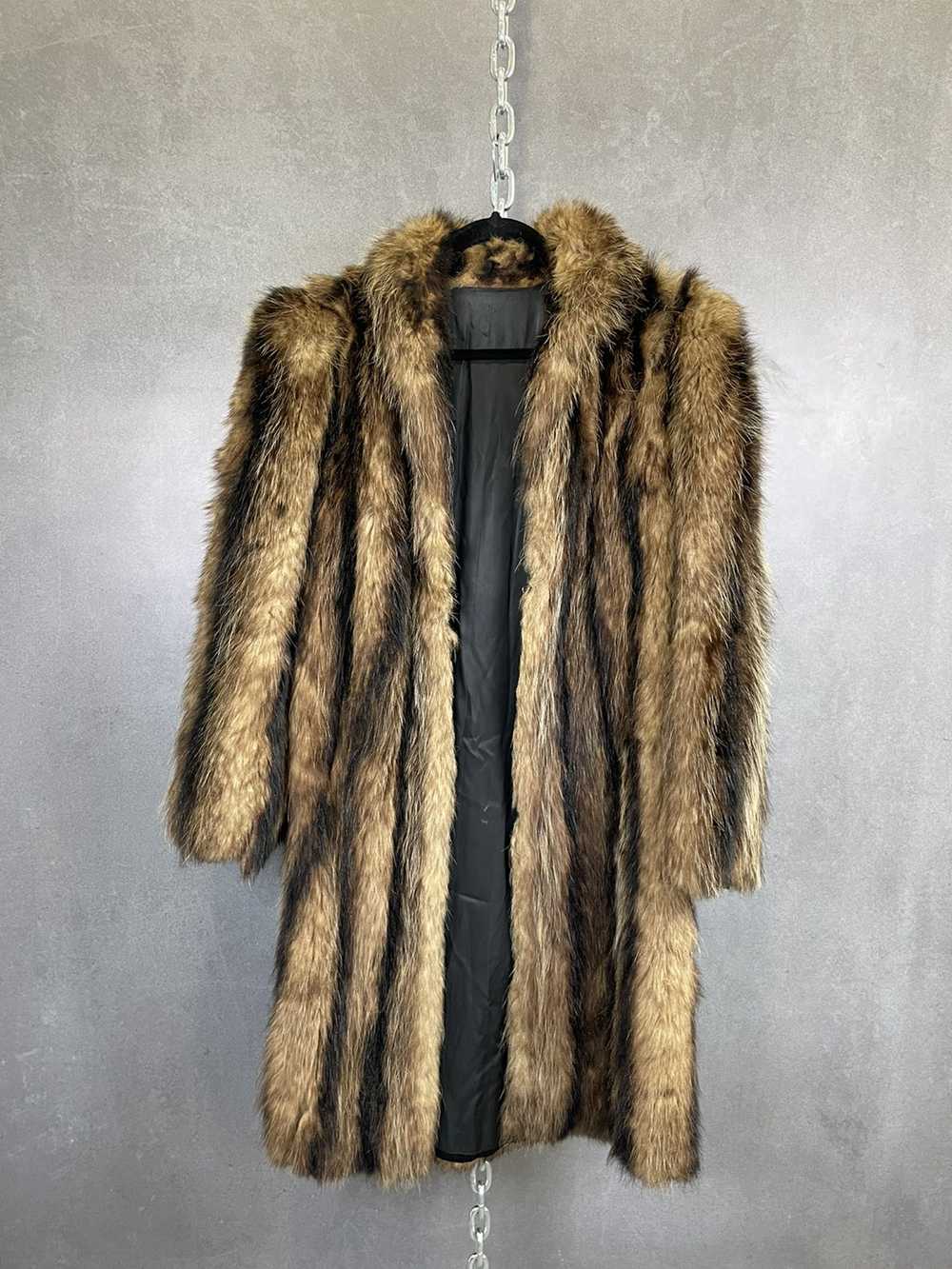 Vintage Vintage 30s 40s Raccoon Fur Coat - image 6