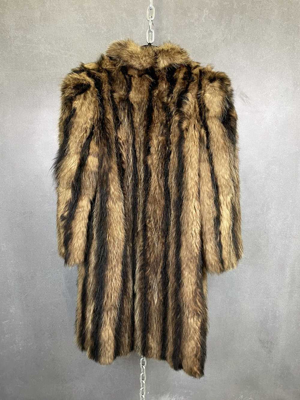 Vintage Vintage 30s 40s Raccoon Fur Coat - image 8