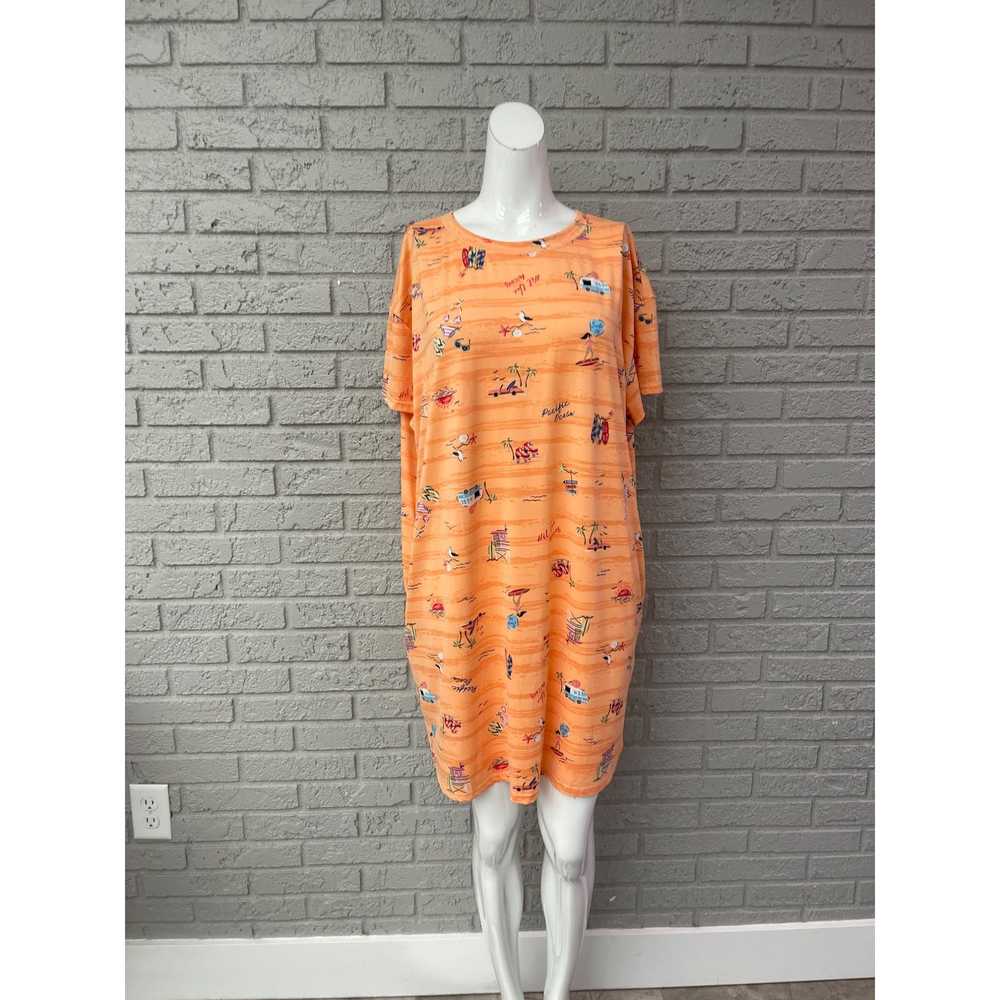 Other Joyspun Short Sleeve T-Shirt Lounge Dress w… - image 1