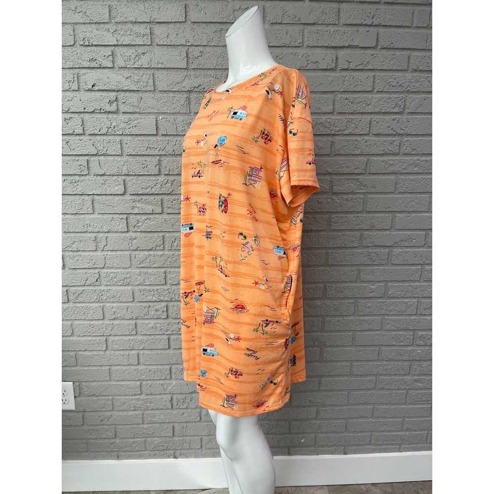 Other Joyspun Short Sleeve T-Shirt Lounge Dress w… - image 4