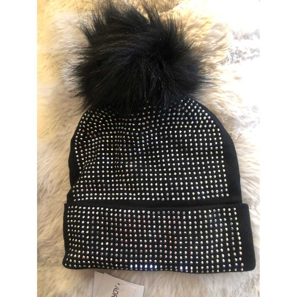 Adrienne Landau Faux fur beanie - image 2