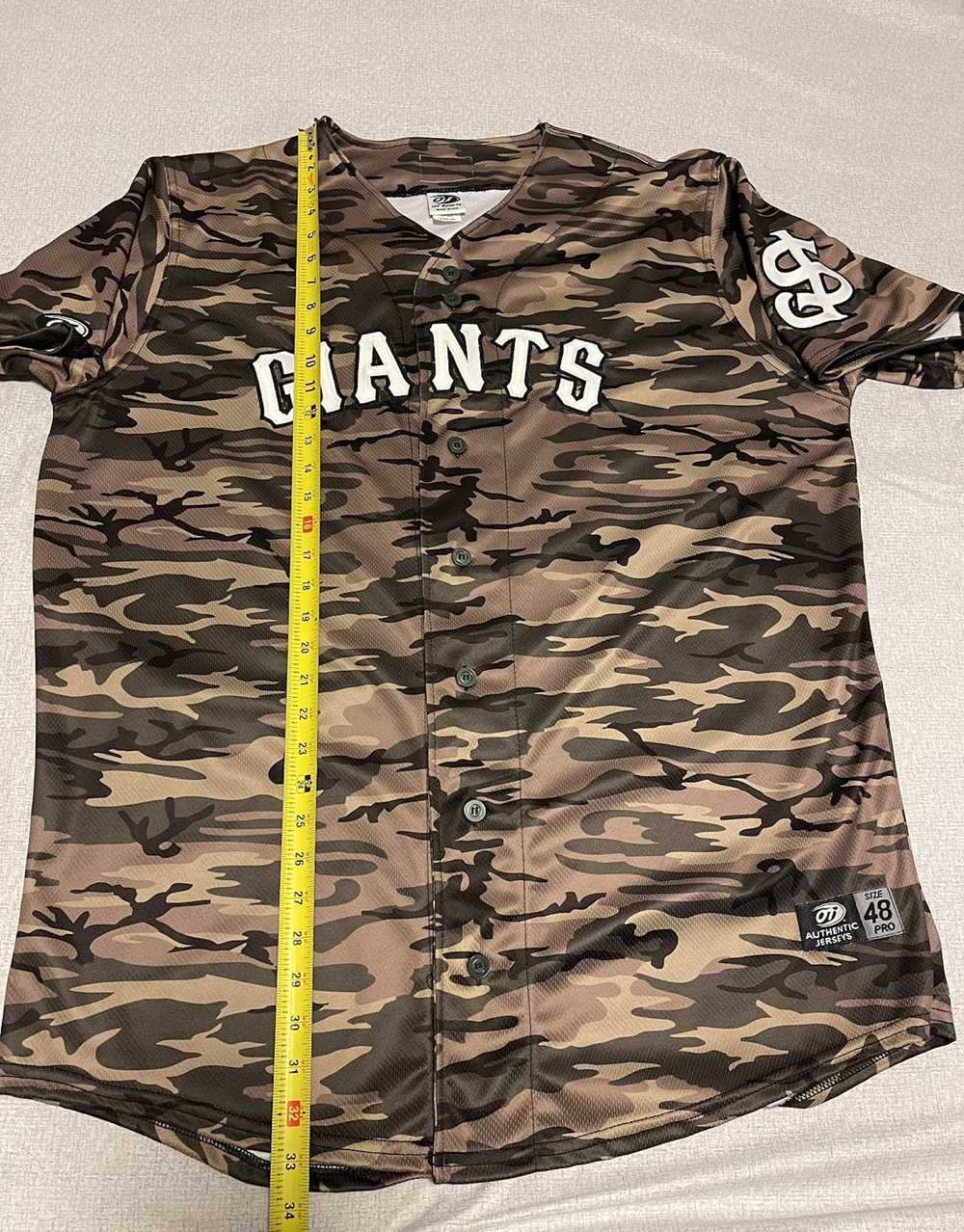 Other SJ Giants Size 48 San Jose Camo Jersey #6 A… - image 3