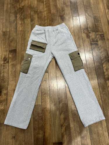 N N grey cargo sweatpants