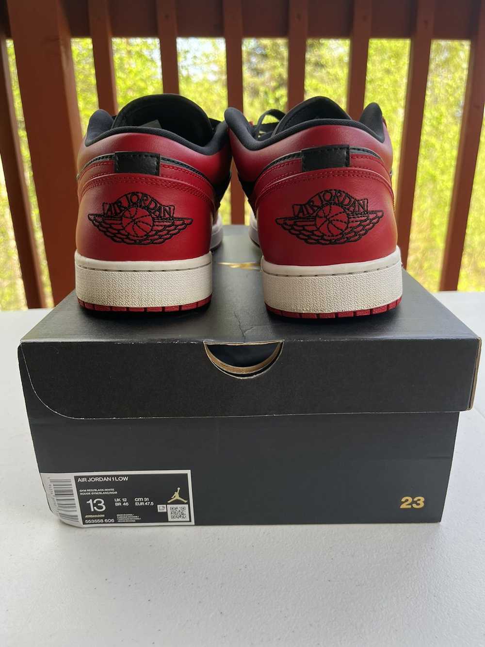 Jordan Brand × Nike Air Jordan 1 low reverse bred - image 2