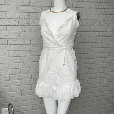 Other CBR White Eyelet Mini Dress Size M - image 1