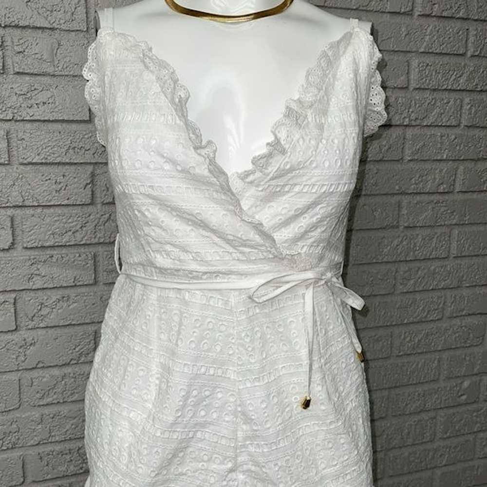 Other CBR White Eyelet Mini Dress Size M - image 3