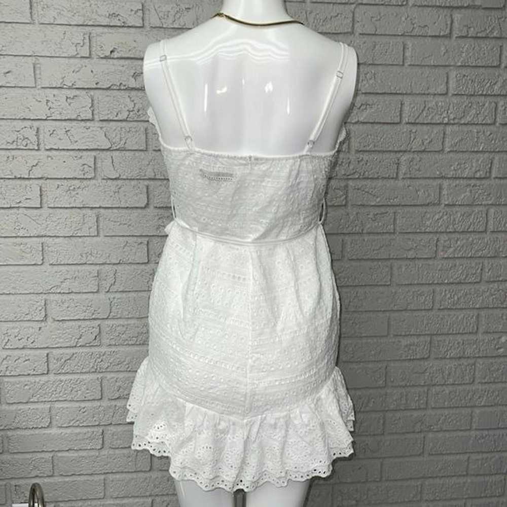 Other CBR White Eyelet Mini Dress Size M - image 5