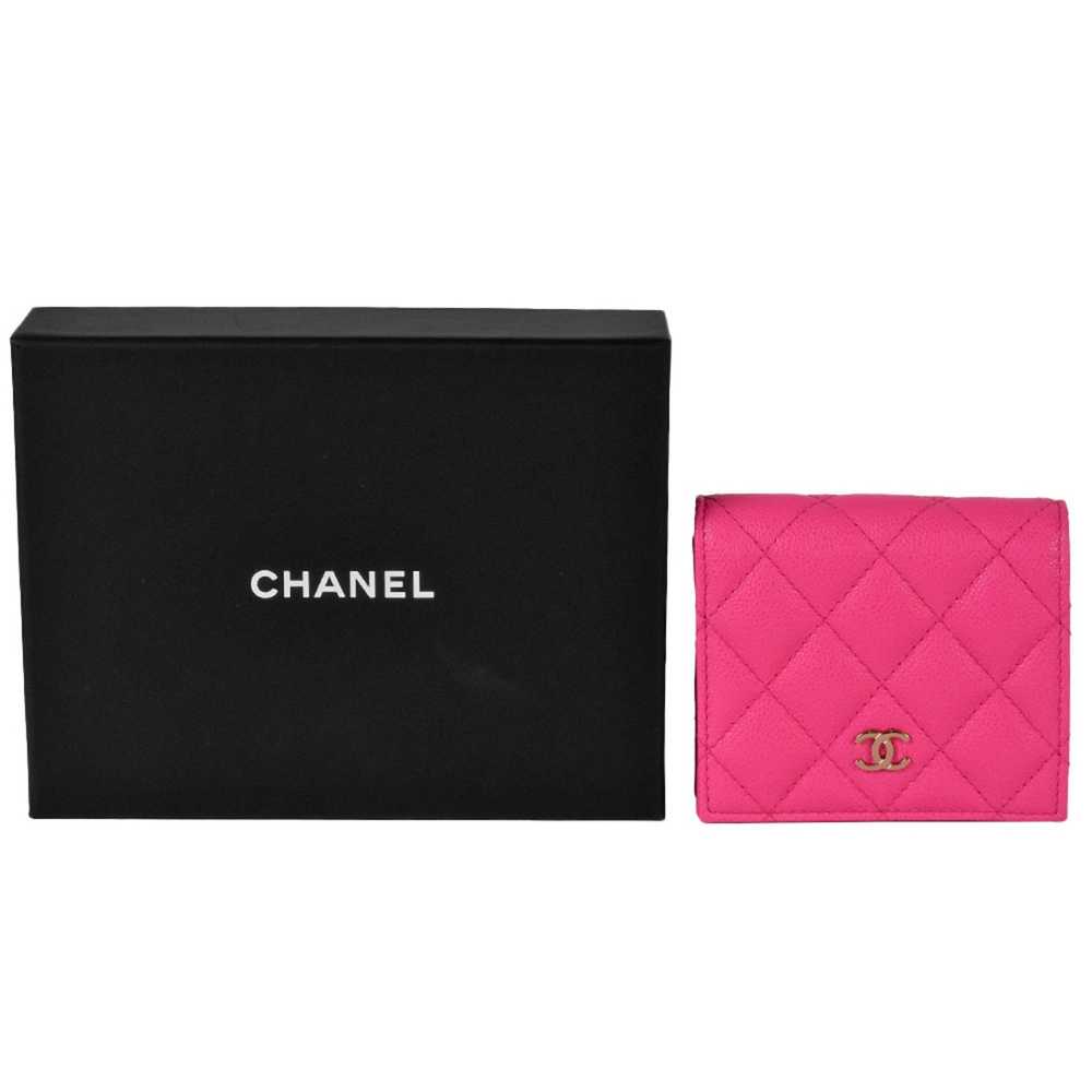 Chanel CHANEL Cocomark Matelasse Small Wallet wit… - image 8