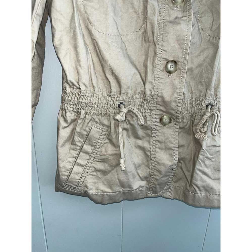 Loft Ann Taylor LOFT Khaki Women's Jacket Size Me… - image 2