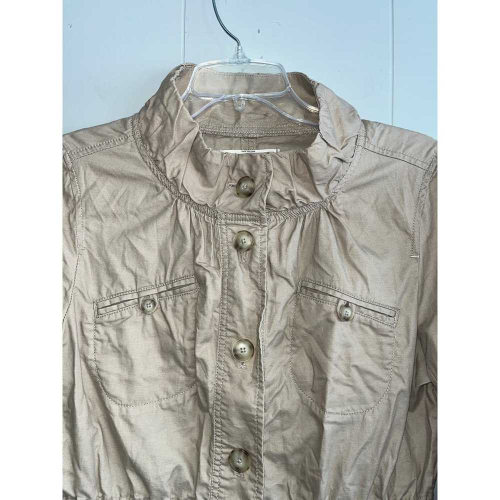 Loft Ann Taylor LOFT Khaki Women's Jacket Size Me… - image 5