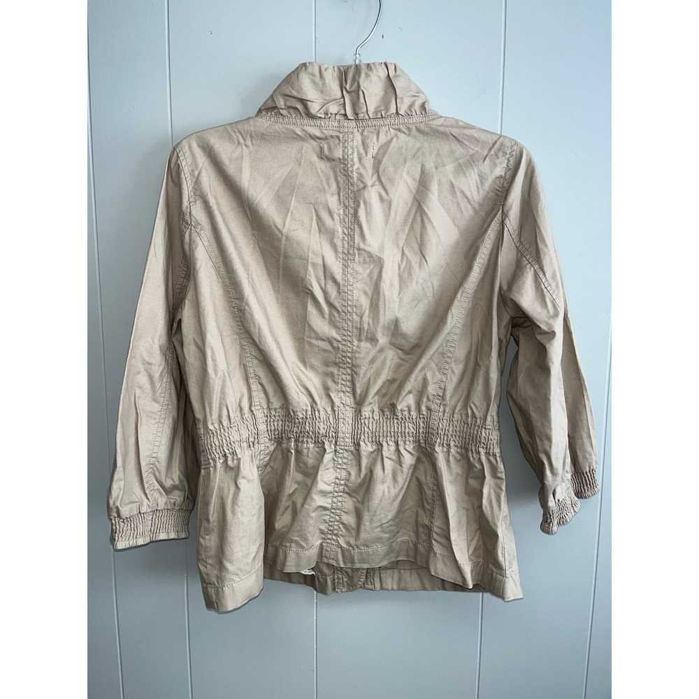 Loft Ann Taylor LOFT Khaki Women's Jacket Size Me… - image 6