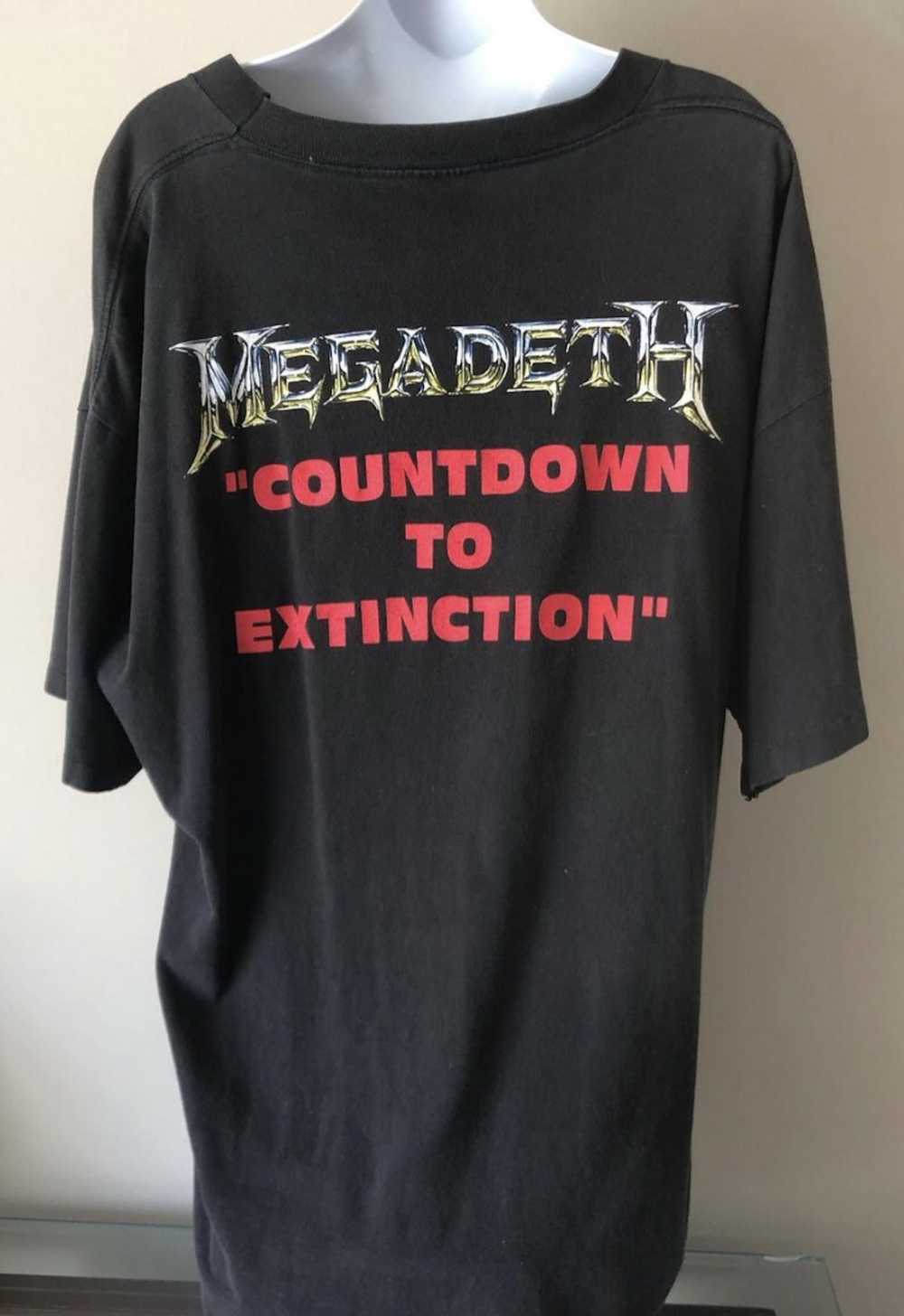 Band Tees × Made In Usa × Vintage MEGADETH - image 3