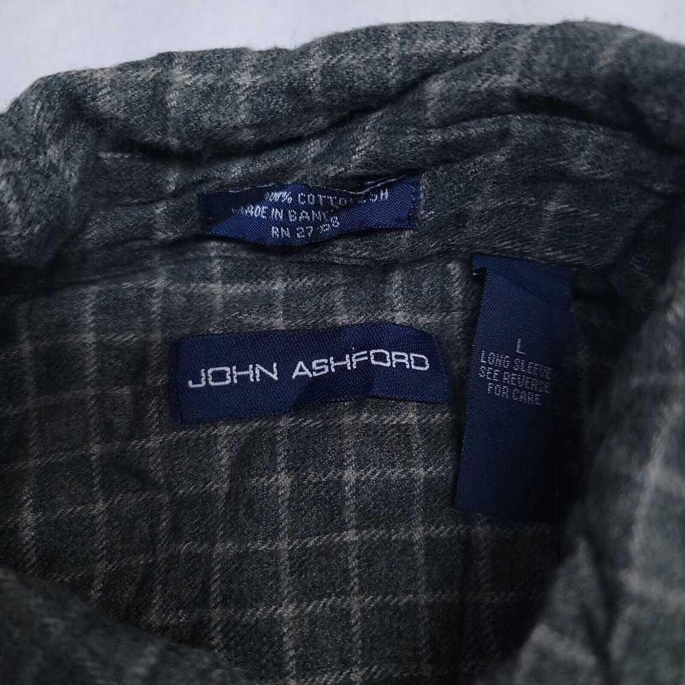 John Ashford John Ashford Windowpane Flannel Shir… - image 3