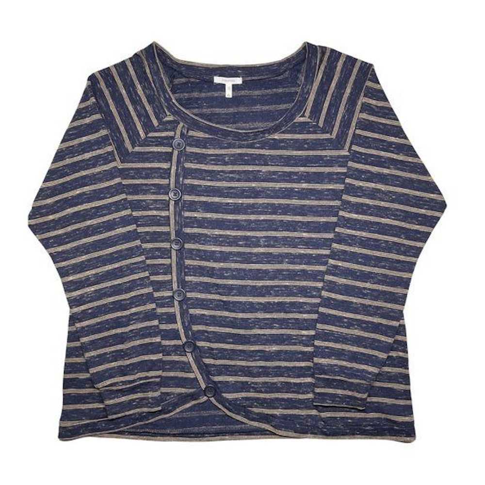 Other Maurices Women Navy Blue and Cream Stripe B… - image 1