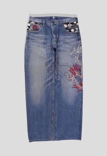 Vintage dragon japanese denim - Gem