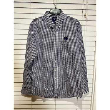 Antigua Antigua Kansas State Wildcats Button Up Sh