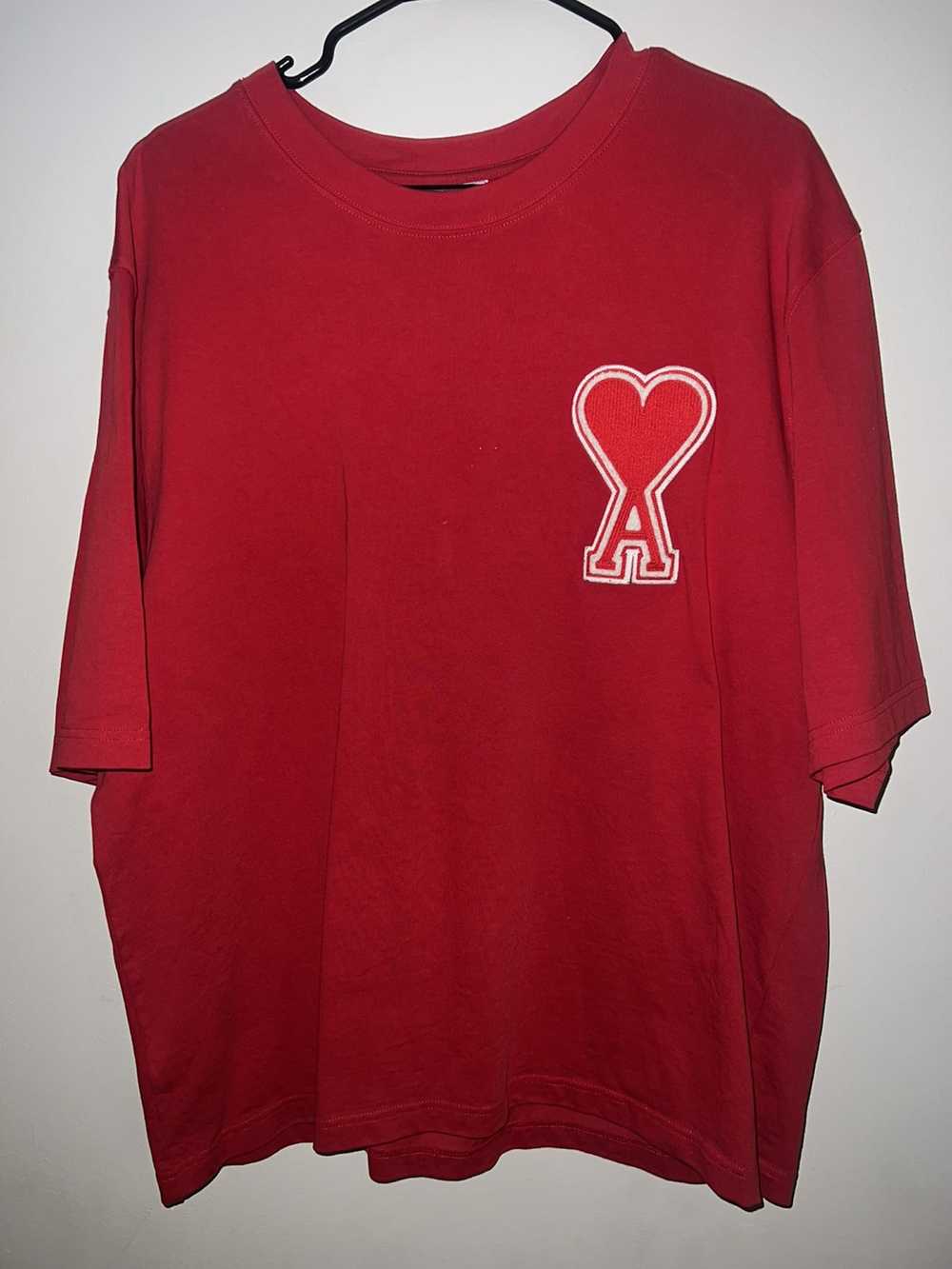 AMI Ami De Coeur Red T shirt - image 1