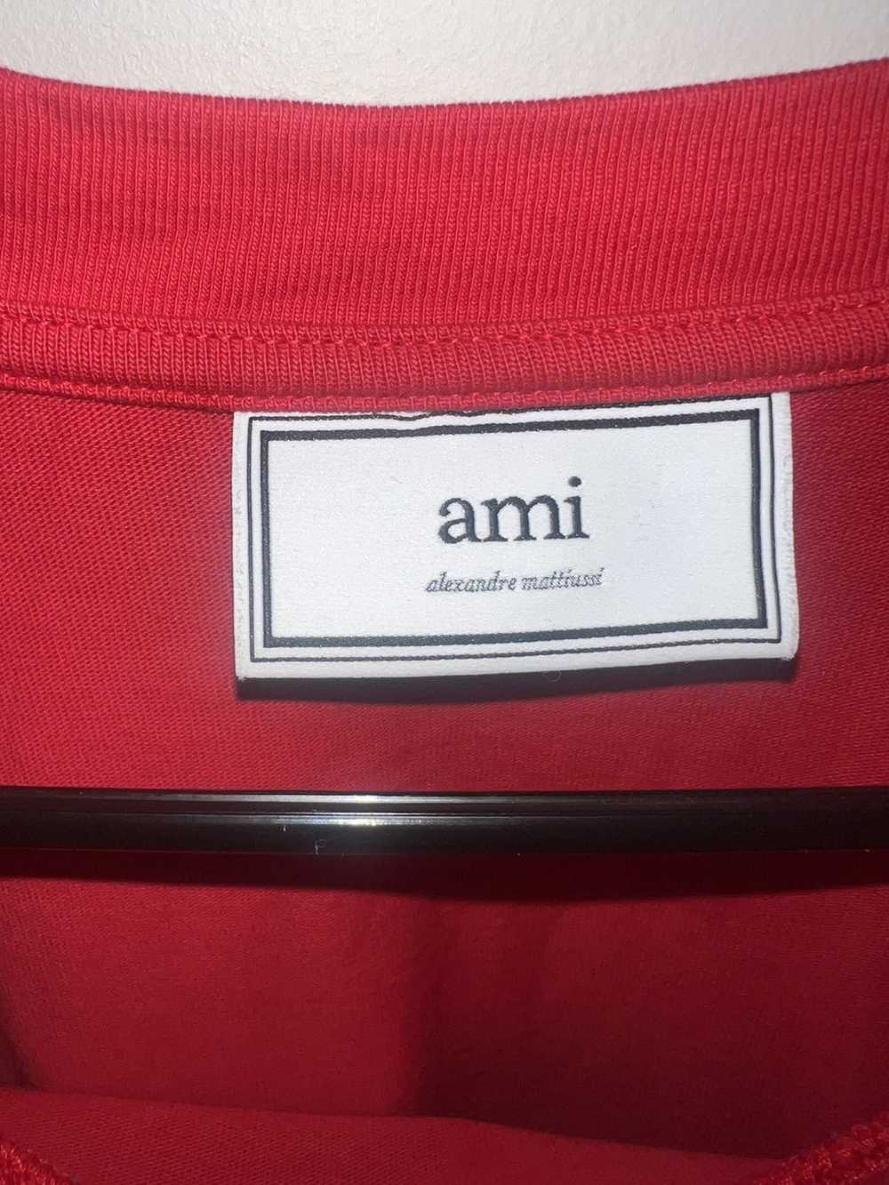 AMI Ami De Coeur Red T shirt - image 3