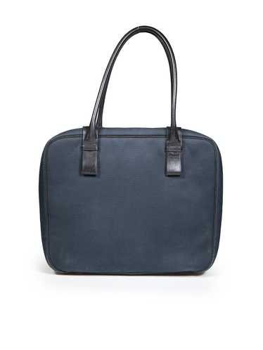 Bottega Veneta Vintage Navy Marco Polo Briefcase