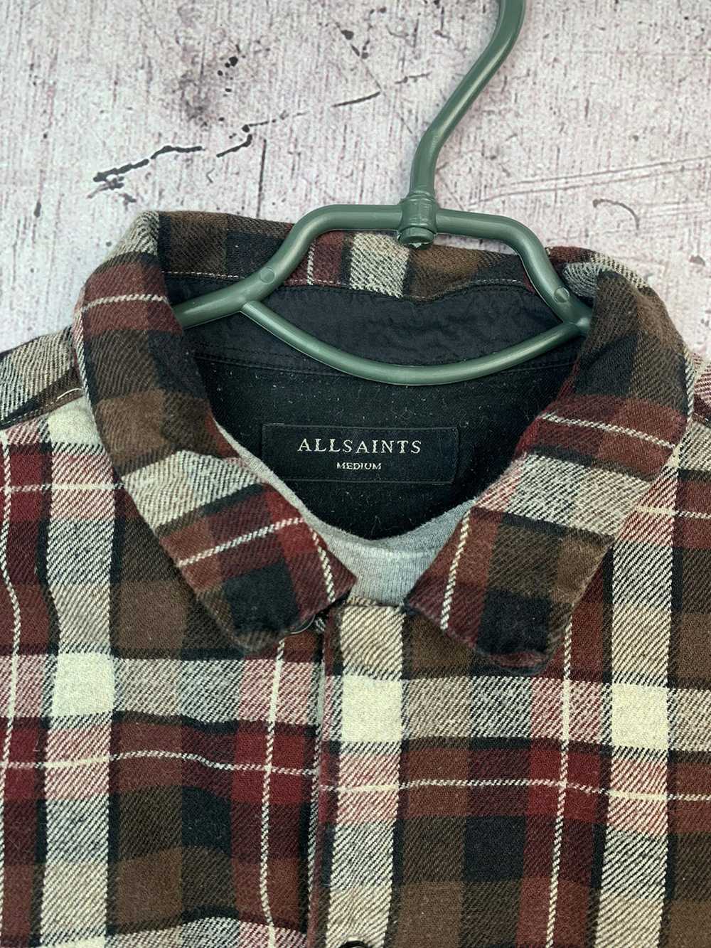 Allsaints × Streetwear Allsaints Plaid Flannel Tr… - image 3