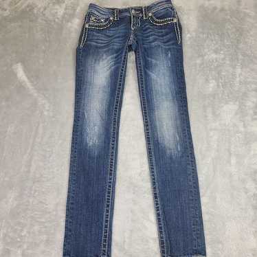 Miss Me Miss Me Womens Jeans 26 X31 Skinny Flap E… - image 1