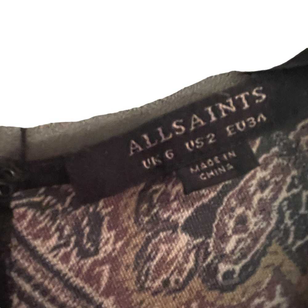 Allsaints All Saints Reid Scarf Playsuit Romper P… - image 5