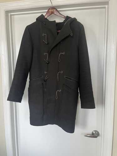 Billy Reid Dark olive duffel coat