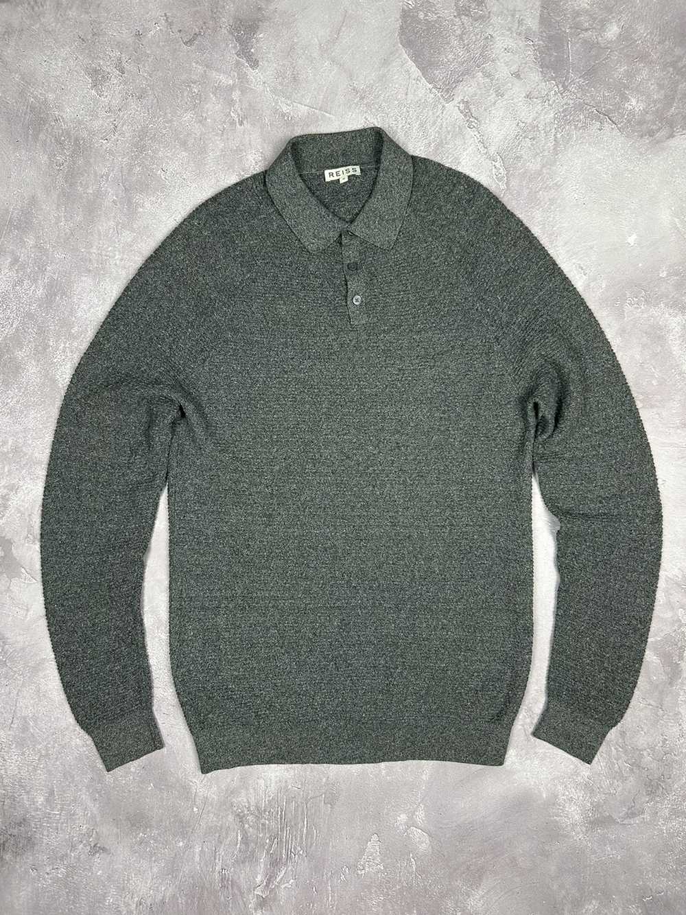 Luxury × Reiss × Streetwear Reiss Longsleeve Polo… - image 1