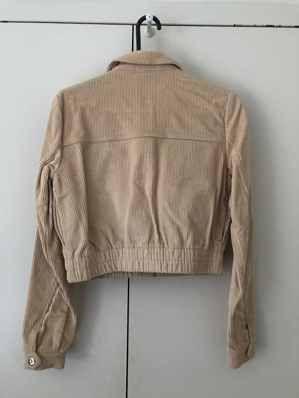 Urban Outfitters Cropped Corduroy Jacket s-p beig… - image 2