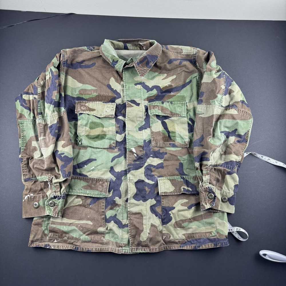 Designer Military Jacket Camo vintage y2k - image 1